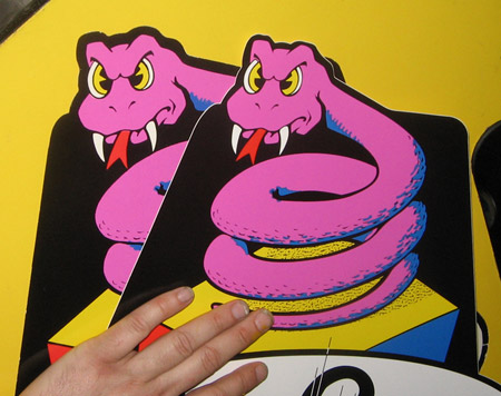 Arcadeshop Q*Bert Sideart Comparison 2