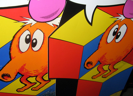 Arcadeshop Q*Bert Sideart Comparison 3