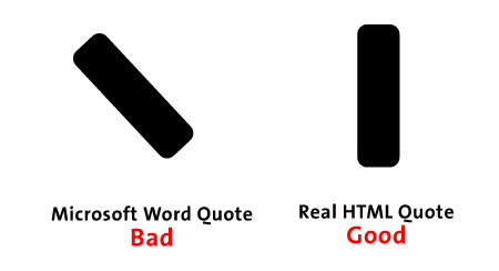 Bad quotes in a post
